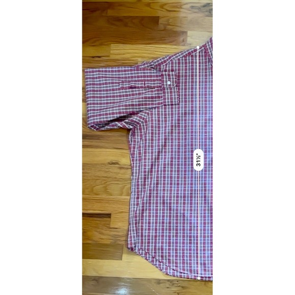 Ralph Lauren Blake Men's XXL Red Plaid Button Down Shirt 100% Cotton Preppy - Picture 11 of 12
